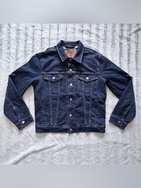Levi's Indigo Blue Denim Trucker Jacket - Men's